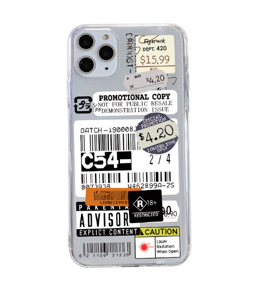 iPhone Case "Barcode Label"