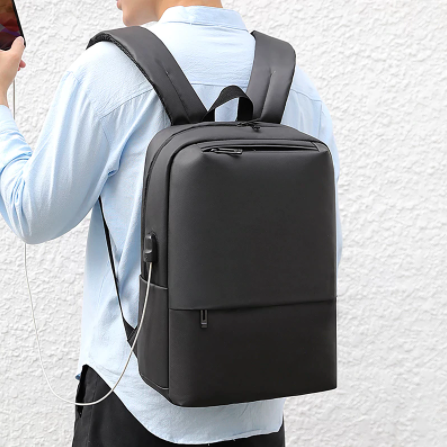 Simple Business Backpack - Black