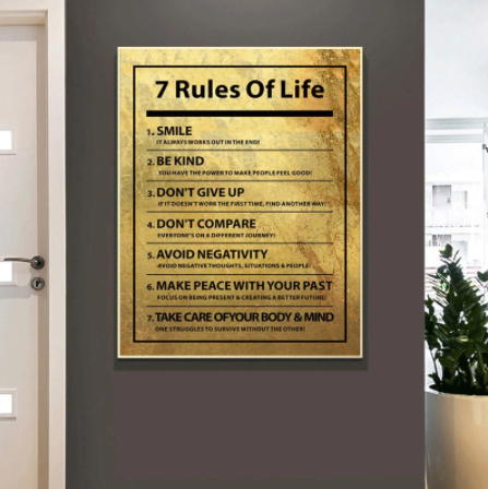Canva - 7 Rules Of Life