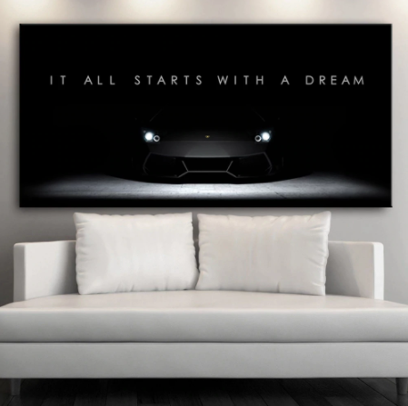 Canva - It All Starts With A Dream